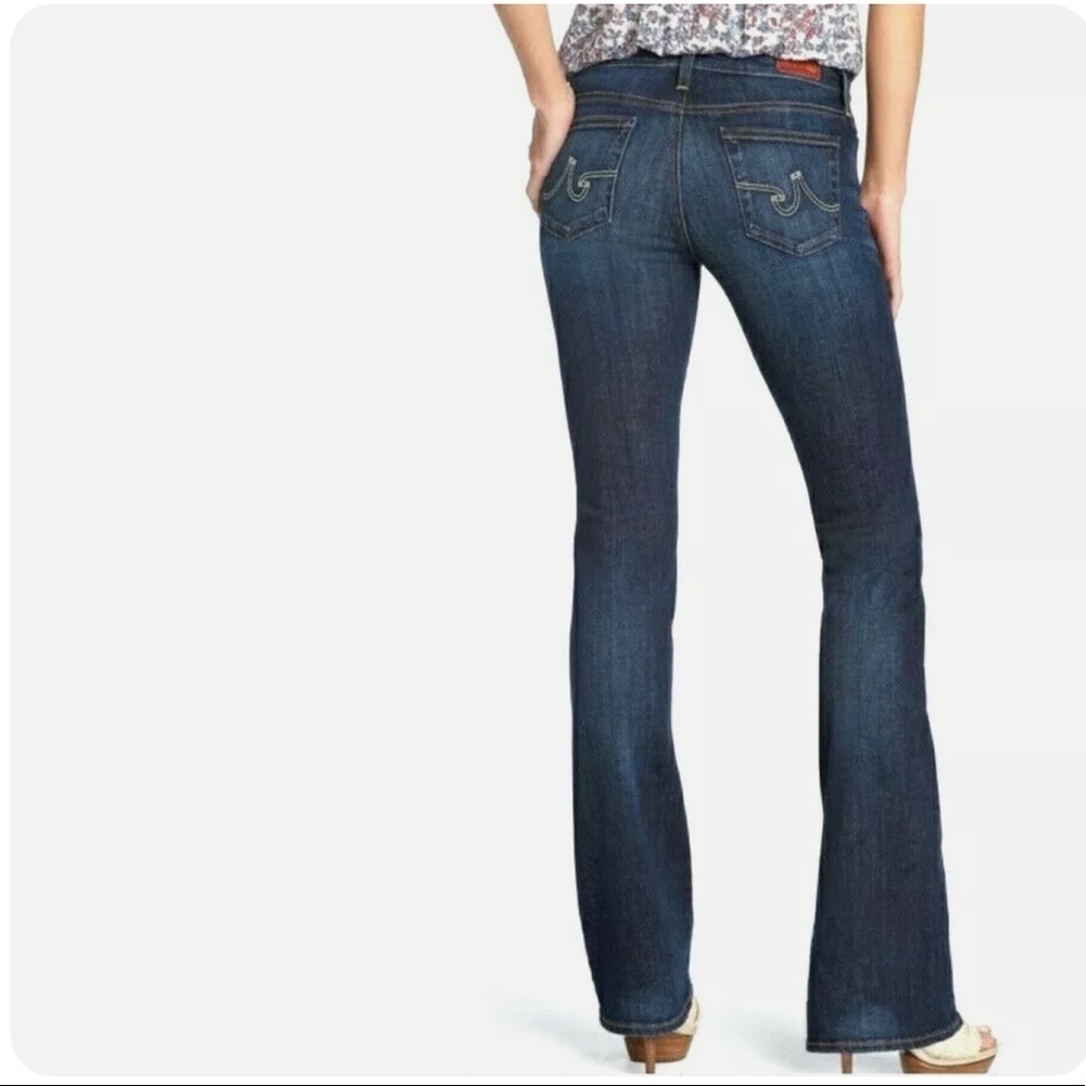 Adriano Goldschmied | AG Jeans Womens 28S Blue The Merlot Boot Flare Leg Denim